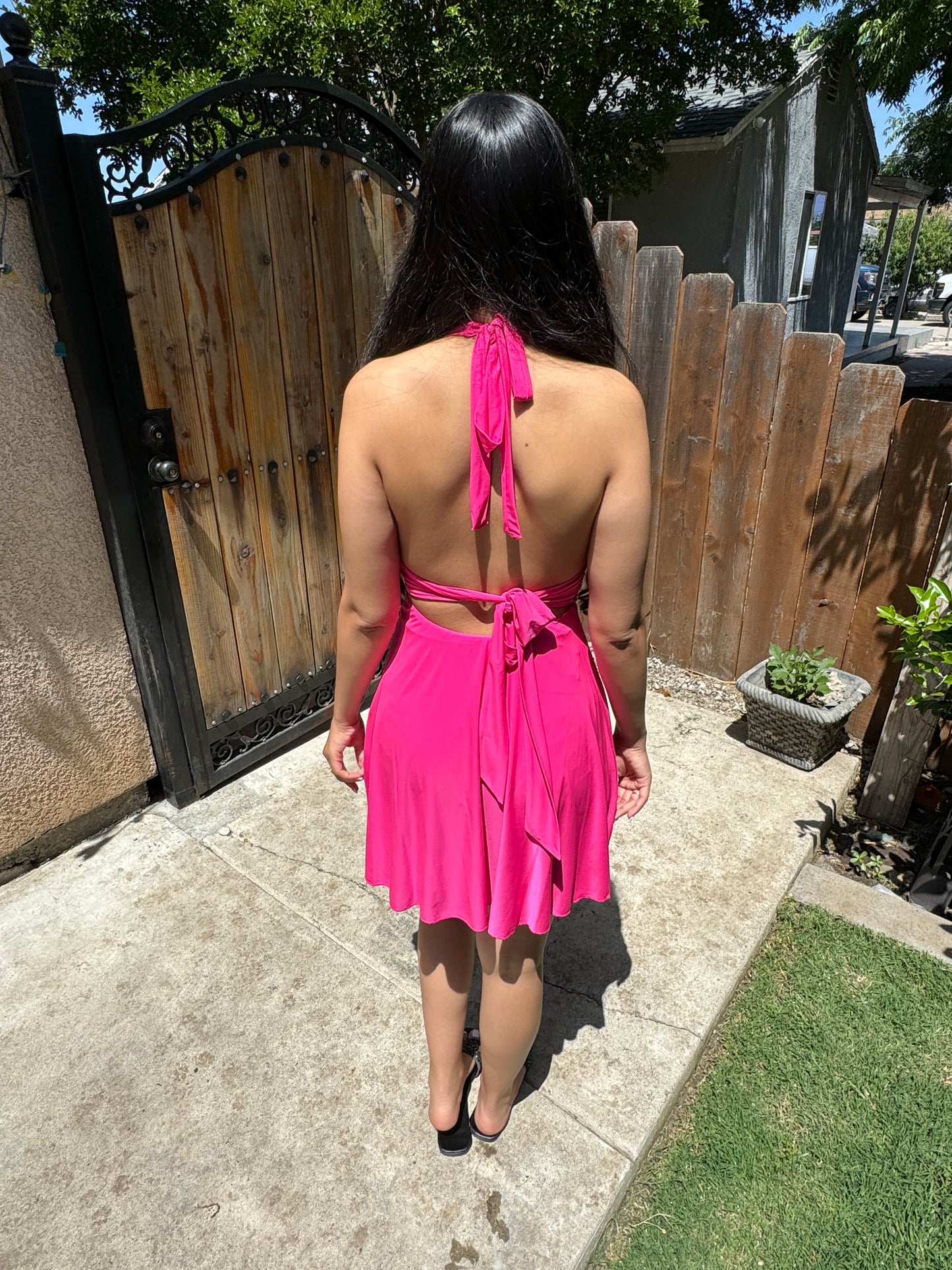 Sunny pink dress